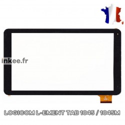 Vitre tactile Logicom L-Ement Tab 1045 / 1045M noir