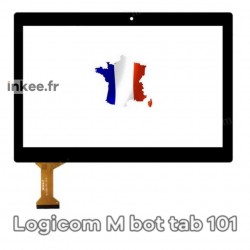 Vitre tactile pour Logicom M bot tab 101 noir